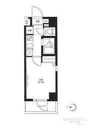 ステージグランデ南麻布 1Kの間取図画像