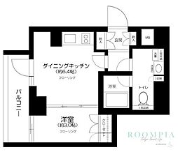TAS田園調布レジデンス 1DKの間取図画像