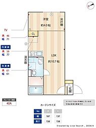 ジェムストーン東大井 405 (ジェムストーンヒガシオオイ) 4階/405