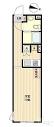 GC用賀 1Kの間取図画像