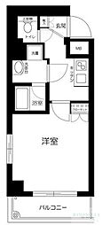 菱和パレス三軒茶屋 1Kの間取図画像
