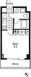 レジディア南雪谷 1Kの間取図画像