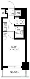 ロイヤルアメニティ池尻大橋 1Kの間取図画像
