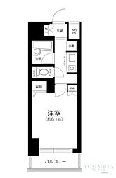 日神パレステージ三軒茶屋2 1Kの間取図画像