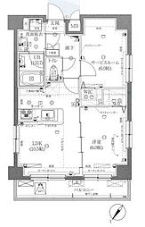 ミルーナヒルズ西日暮里 1SLDKの間取図画像