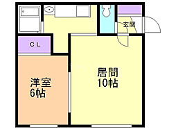間取図画像 1LDK