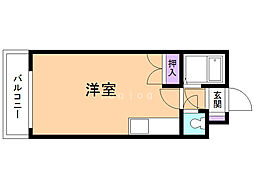 キャンパスビレッジ ワンルームの間取図画像
