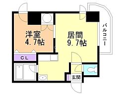 間取図画像 1LDK
