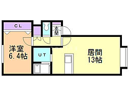 間取図画像 1LDK