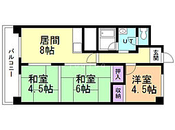 間取図画像 3LDK