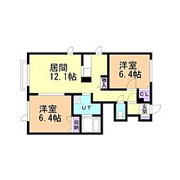 シャーメゾンベルクII 1階/102