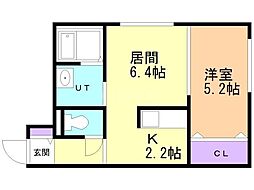 間取図画像 1LDK