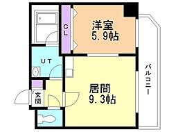 間取図画像 1LDK