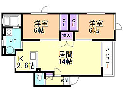 クレール新川 2階