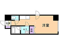 第6松屋ビル 1Kの間取図画像