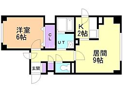 GRANDTETONN32 1LDKの間取図画像