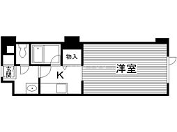 藤井ビル北23条 1LDKの間取図画像