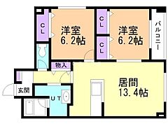 物件の間取り