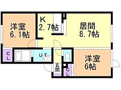 物件の間取り