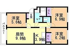 物件の間取り