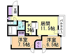 物件の間取り