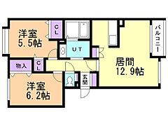 物件の間取り