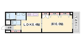 リッチキャッスルI  ｜ 兵庫県姫路市久保町（賃貸マンション1LDK・6階・43.96㎡） その2