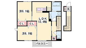 グランセジュール  ｜ 兵庫県西脇市和田町（賃貸アパート2LDK・2階・64.90㎡） その2