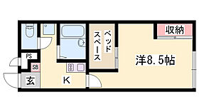 西之芝II号館  ｜ 兵庫県西脇市野村町（賃貸アパート1K・2階・22.70㎡） その2