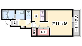 アネモスヒルズ姫路II  ｜ 兵庫県姫路市名古山町（賃貸アパート1R・1階・34.15㎡） その2