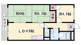 レジデンス北条  ｜ 兵庫県加西市北条町西高室（賃貸マンション3LDK・3階・54.00㎡） その1