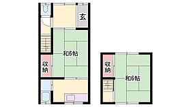 興浜7戸1  ｜ 兵庫県姫路市網干区興浜（賃貸一戸建2K・1階・39.73㎡） その1