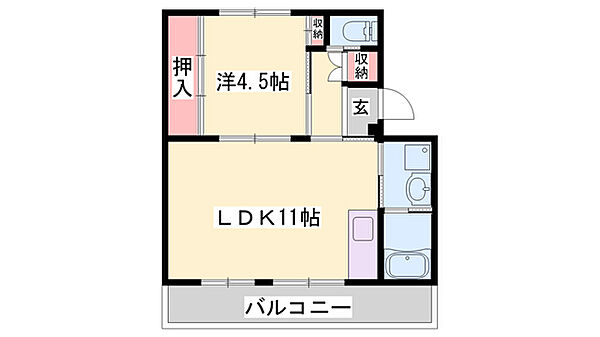 ビレッジハウス社 ｜兵庫県加東市沢部(賃貸マンション1LDK・3階・39.83㎡)の写真 その2