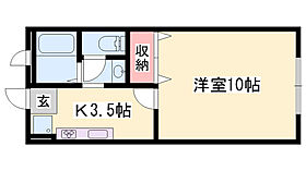 ソレジオユニ  ｜ 兵庫県姫路市保城（賃貸アパート1K・1階・30.39㎡） その2