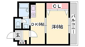 ファーストイン夢前川駅前  ｜ 兵庫県姫路市広畑区東新町3丁目（賃貸マンション1DK・4階・29.32㎡） その2