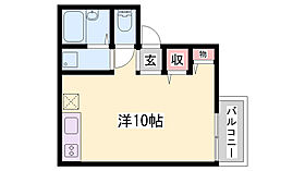 メゾンルークB棟  ｜ 兵庫県姫路市大塩町宮前（賃貸アパート1R・1階・25.26㎡） その2