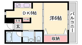 フェザントアイ蒲田  ｜ 兵庫県姫路市広畑区蒲田（賃貸マンション1DK・2階・33.20㎡） その2