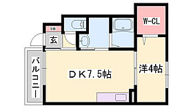 クローバーパル  ｜ 兵庫県たつの市龍野町堂本（賃貸アパート1LDK・1階・31.00㎡） その2