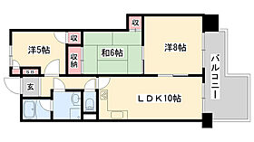 インタービレッジ青山三番館  ｜ 兵庫県姫路市青山西2丁目（賃貸マンション3LDK・10階・62.00㎡） その2