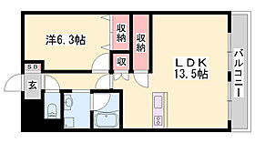 フレグランス大日  ｜ 兵庫県姫路市野里（賃貸マンション1LDK・3階・47.07㎡） その2