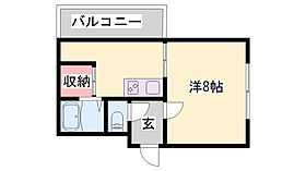 リバーパレス・浜田  ｜ 兵庫県姫路市網干区浜田（賃貸マンション1K・5階・30.00㎡） その1