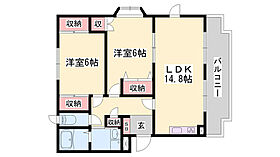 サン・セリス  ｜ 兵庫県赤穂市塩屋（賃貸マンション2LDK・3階・64.33㎡） その2