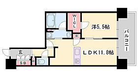 ウエリス姫路  ｜ 兵庫県姫路市忍町（賃貸マンション1LDK・6階・47.24㎡） その2