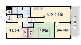 アジュール飾磨  ｜ 兵庫県姫路市飾磨区中島（賃貸マンション3LDK・4階・61.05㎡） その2