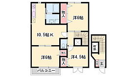 ソレアードガーデンI  ｜ 兵庫県加東市北野（賃貸アパート3LDK・2階・65.57㎡） その2