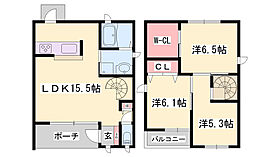 エグレット姫路　C棟  ｜ 兵庫県姫路市神屋町2丁目（賃貸テラスハウス3LDK・1階・80.14㎡） その2