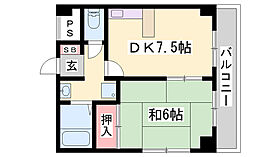 グランドール姫路  ｜ 兵庫県姫路市南畝町1丁目（賃貸マンション1DK・3階・34.02㎡） その2