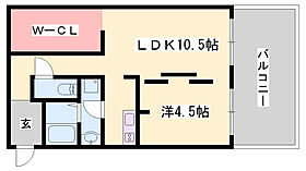 奥野ビル  ｜ 兵庫県姫路市土山5丁目（賃貸マンション1LDK・4階・47.80㎡） その2