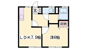 長田ハイツ  ｜ 兵庫県宍粟市山崎町庄能（賃貸アパート1LDK・1階・35.40㎡） その2