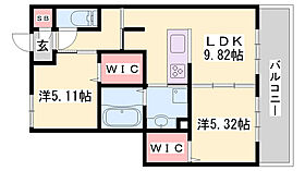 ヴィラルーチェ  ｜ 兵庫県姫路市北条（賃貸アパート2LDK・1階・52.27㎡） その2